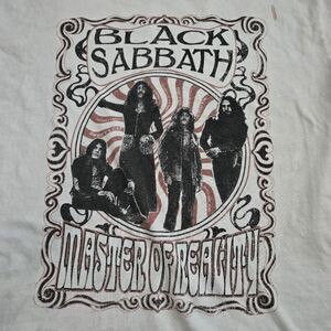 Black Sabbath Master of Reality Distressed Holes Faded T-Shirt S/M Ozzy Osborne